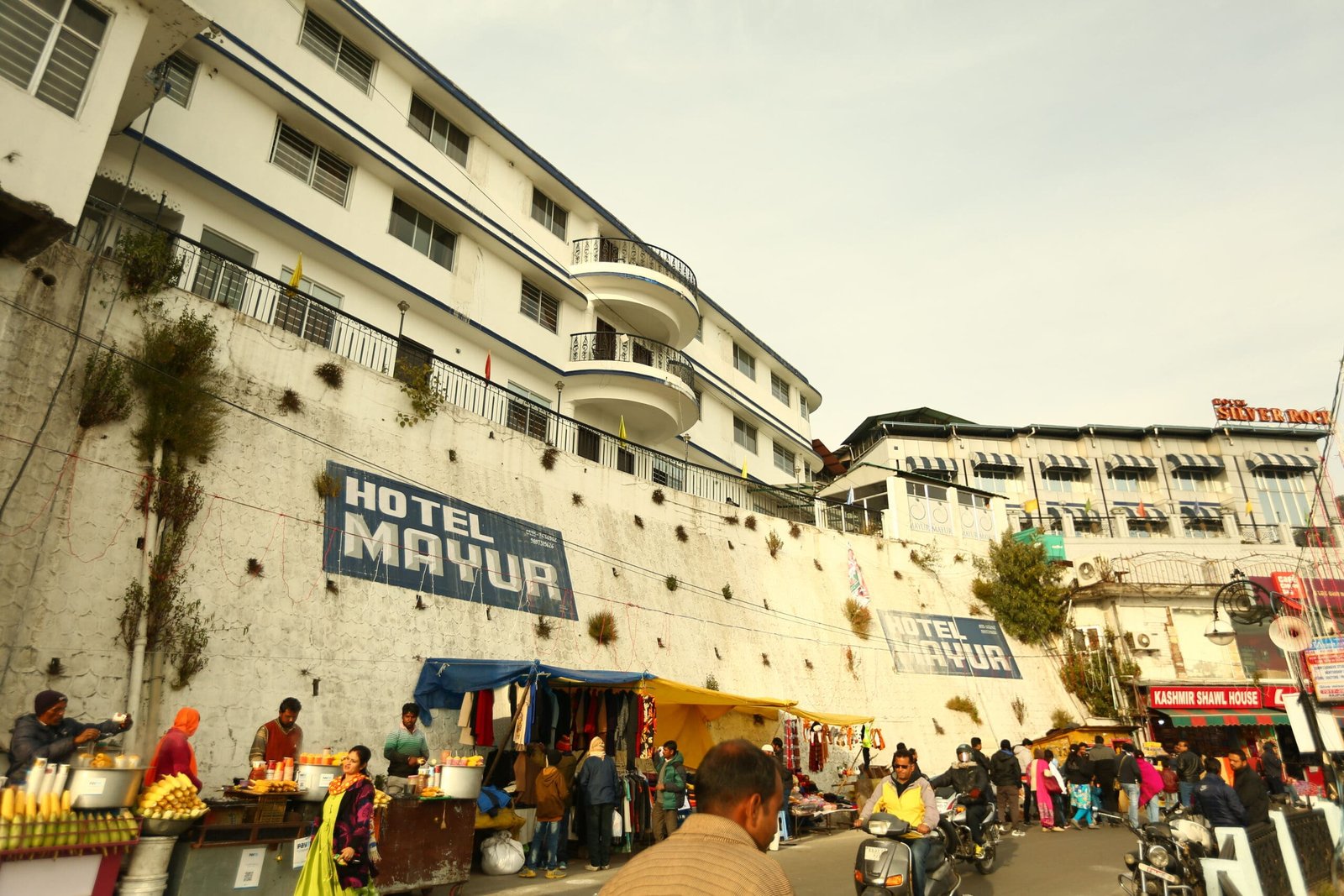 View of Hotel Mayur from Mall Road