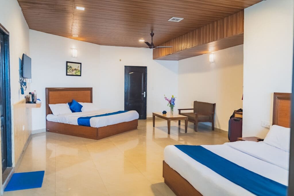 Room Interior for Deluxe Family Room at Hotel Mayur